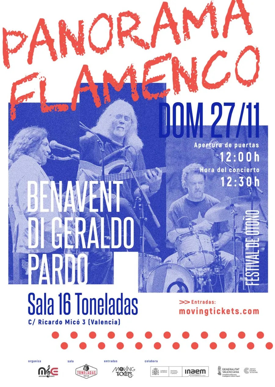 Imagen evento Concierto Benavent - Di Geraldo - Pardo